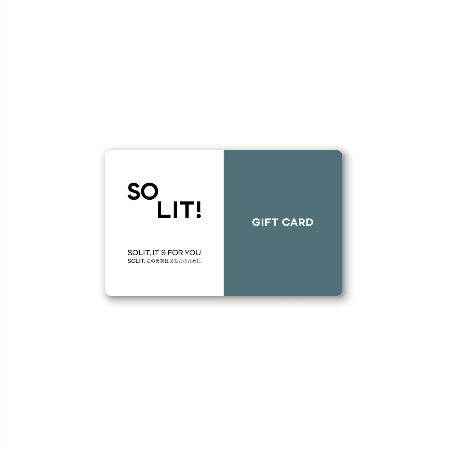 SOLIT GIFT CARD